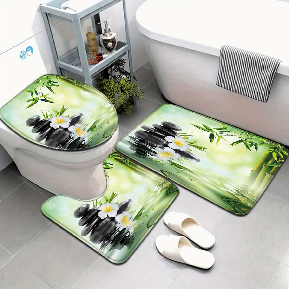 3-częściowy zestaw chińskich b – Bamboo Bath Mat recenzja i cena